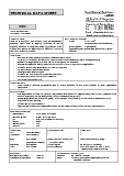 WDC Technical Data Sheet